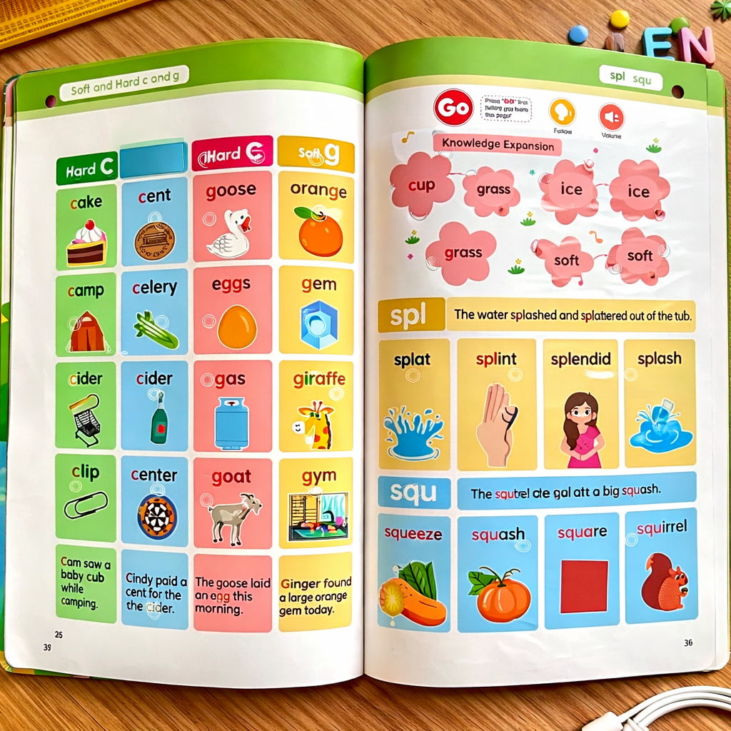 📚 Smart Phonics Sound Book – Learn to Read with Audio 🔊