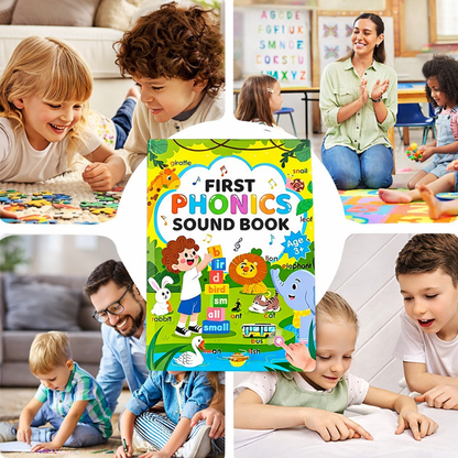 📚 Smart Phonics Sound Book – Learn to Read with Audio 🔊